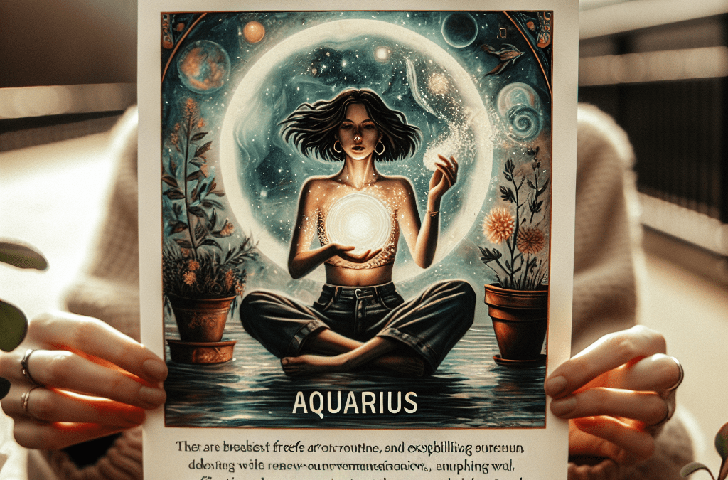 Aquarius Daily Horoscope 2024-10-12, Saturday